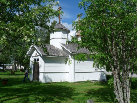 Hattuvaaran tsasouna on rakennettu vuosien  1796 ja 1844 välisenä aikana. Se on Suomen vanhin käytössä oleva tsasouna. Kuva: Marja-Leena Ikkala, Museovirasto..